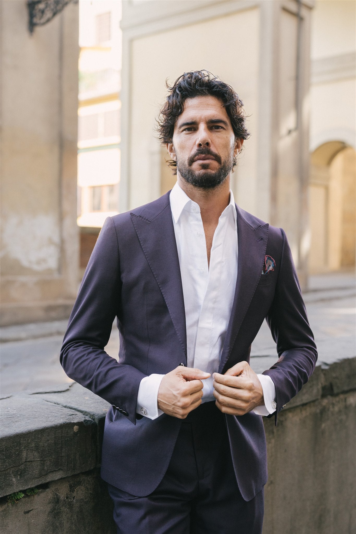 Deep indigo wine suit - Custom Men's Suit | House of Falcone Brisbane