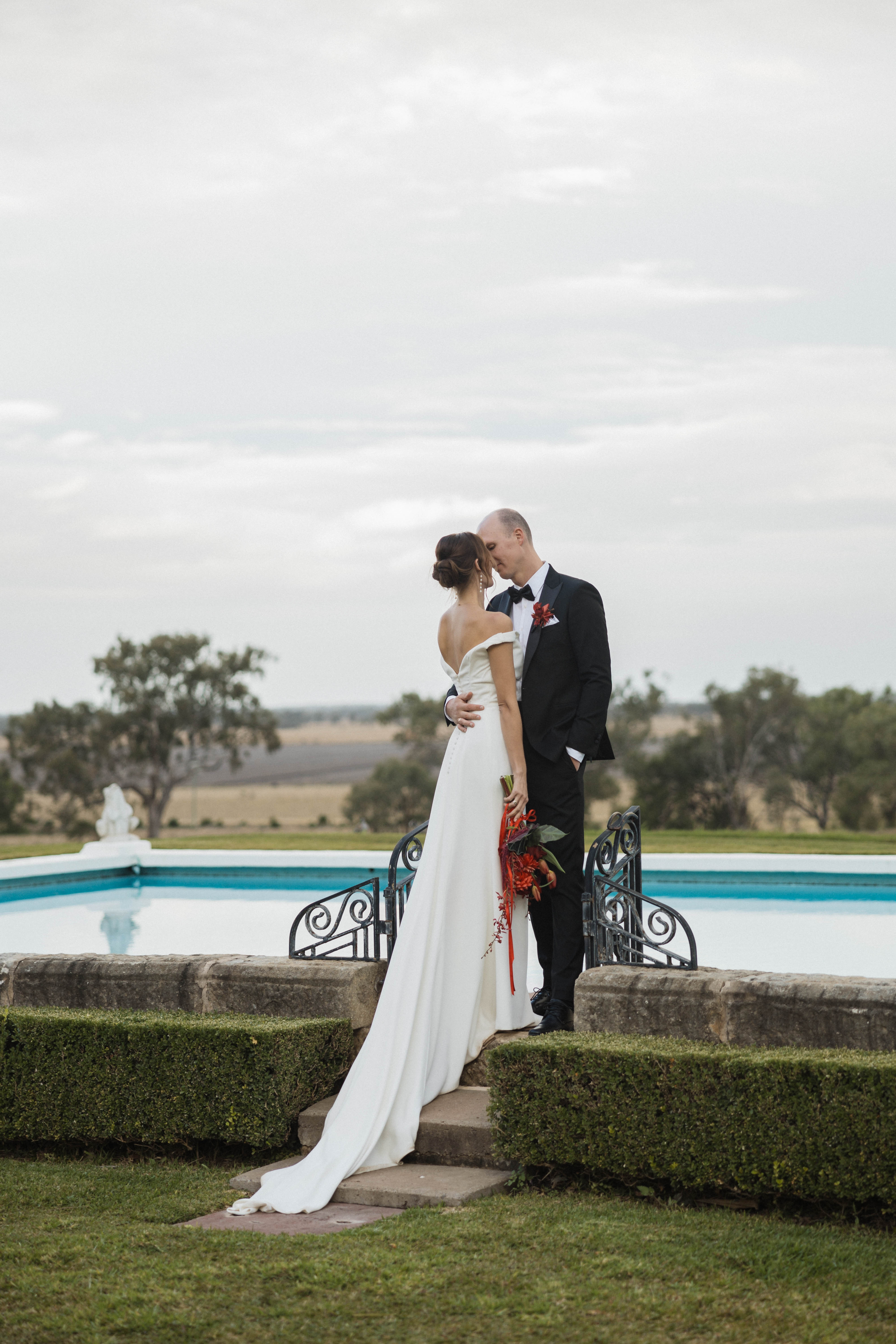Midnight black Tux by House of Falcone - Luxury Men's Suiting Brisbane