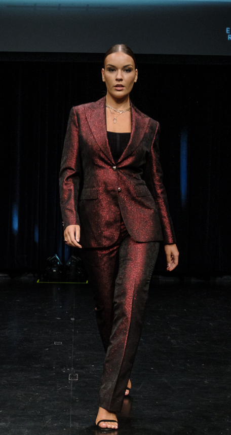 Red_womens Tuxedo_House of Falcone Brisbane