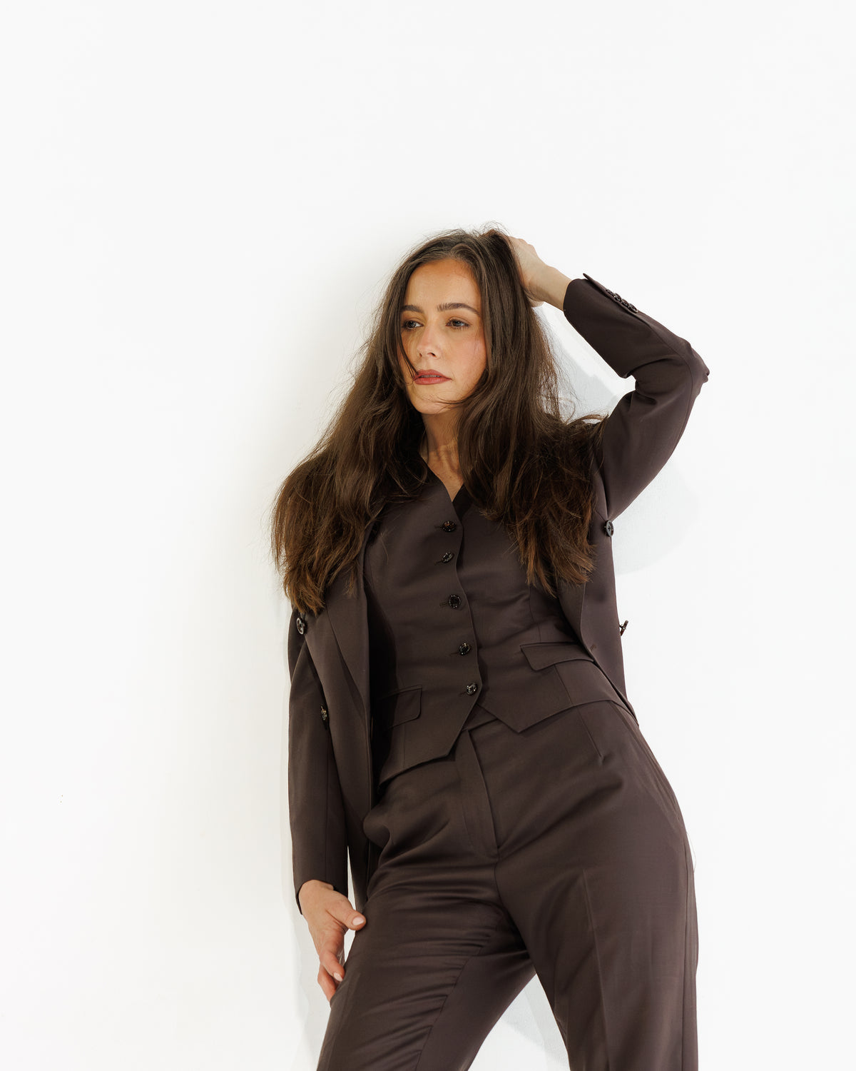 Espresso martini suit - Custom Tailored Women's Suit Brisbane | House of Falcone